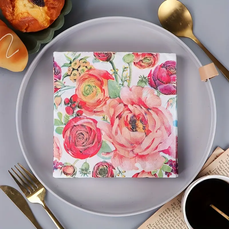 patterned paper napkins