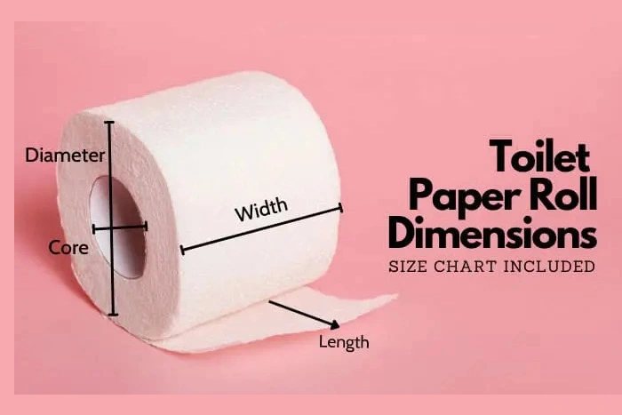 What are toilet paper roll dimensions